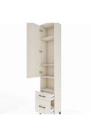 Arges Dolap 4 Raflı 2 Çekmeceli Tek Kapaklı 44x30x221 Aytaşı-Aytaşı