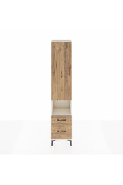 Arges Dolap 4 Raflı 2 Çekmeceli Tek Kapaklı 44x30x221 Aytaşı-Çam