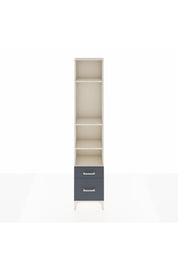 Arges Dolap 4 Raflı 2 Çekmeceli 44x30x221 Aytaşı-Antrasit