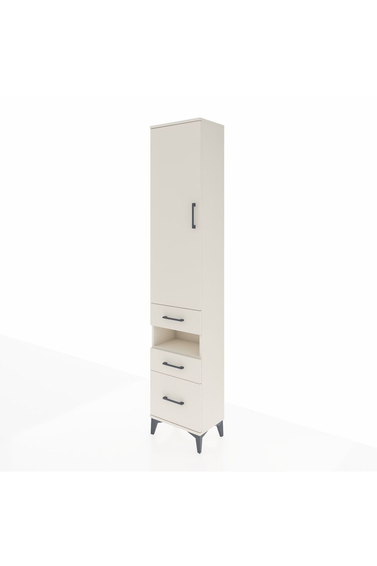 Arges Dolap 3 Raflı 3 Çekmeceli Tek Askılı 44x30x221 Aytaşı-Aytaşı