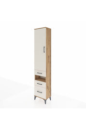 Arges Dolap 3 Raflı 3 Çekmeceli Tek Askılı 44x30x221 Çam-Aytaşı