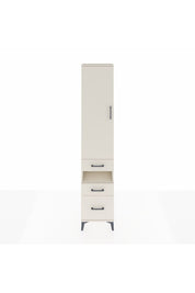 Arges Dolap 4 Raflı 3 Çekmeceli Tek Kapaklı 44x30x221 Aytaşı-Aytaşı