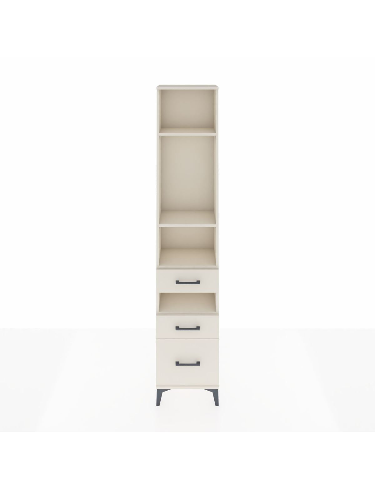 Arges Dolap 4 Raflı 3 Çekmeceli 44x30x221 Aytaşı-Aytaşı