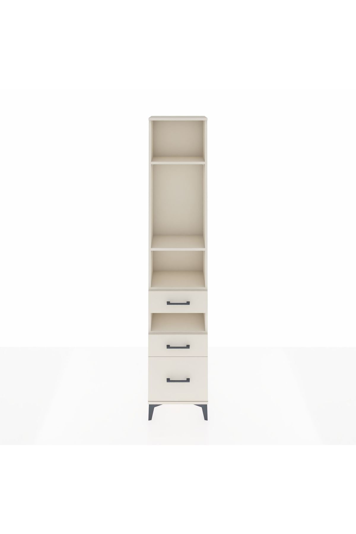 Arges Dolap 4 Raflı 3 Çekmeceli 44x30x221 Aytaşı-Aytaşı