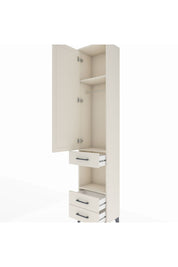 Arges Dolap 3 Raflı 3 Çekmeceli Tek Askılı 44x30x221 Aytaşı-Aytaşı