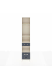 Arges Dolap 4 Raflı 3 Çekmeceli 44x30x221 Aytaşı-Antrasit