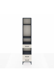 Arges Dolap 4 Raflı 3 Çekmeceli 44x30x221 Antrasit-Aytaşı