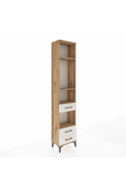 Arges Dolap 4 Raflı 3 Çekmeceli 44x30x221 Çam-Aytaşı