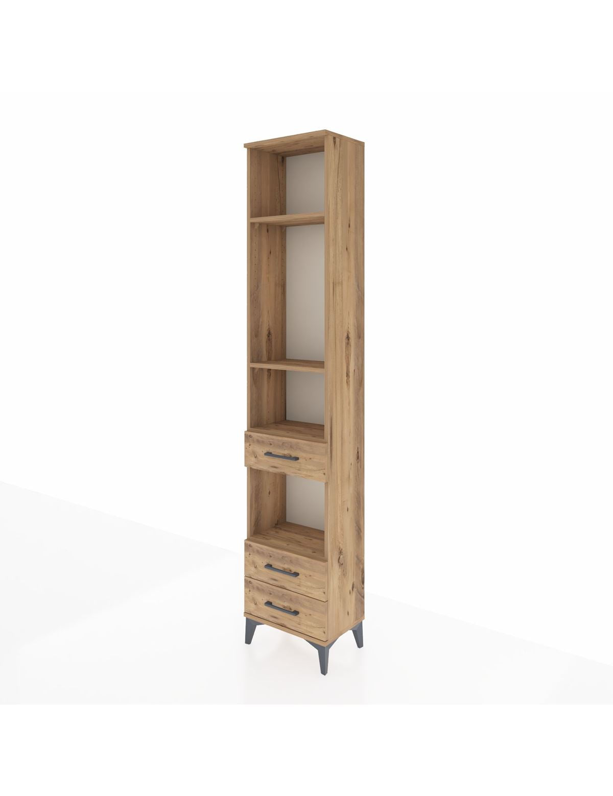 Arges Dolap 4 Raflı 3 Çekmeceli 44x30x221 - S28M093V9A