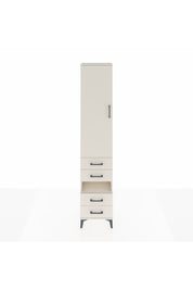Arges Dolap 4 Raflı 4 Çekmeceli Tek Kapaklı 44x30x221 Aytaşı-Aytaşı