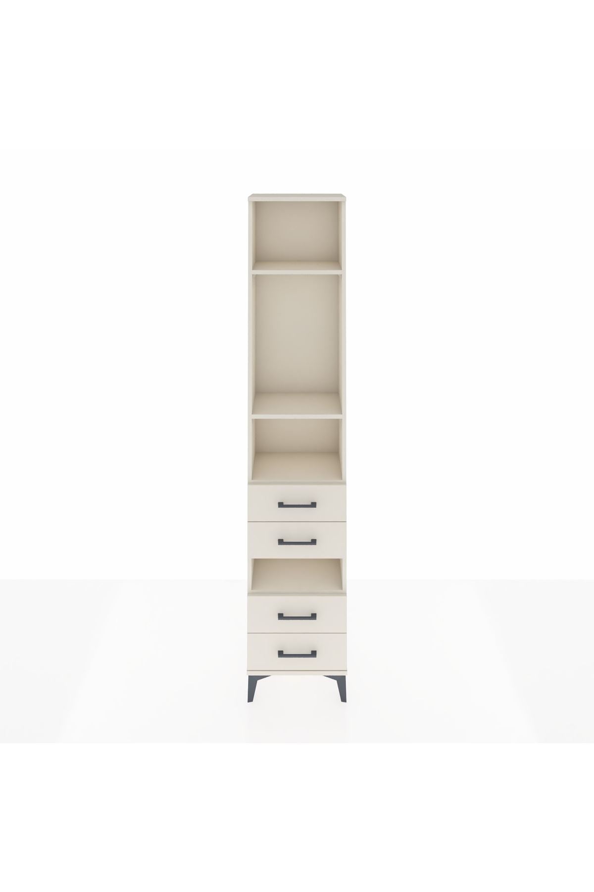 Arges Dolap 4 Raflı 4 Çekmeceli 44x30x221 Aytaşı-Aytaşı