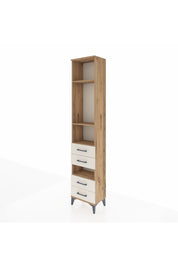 Arges Dolap 4 Raflı 4 Çekmeceli 44x30x221 Çam-Aytaşı