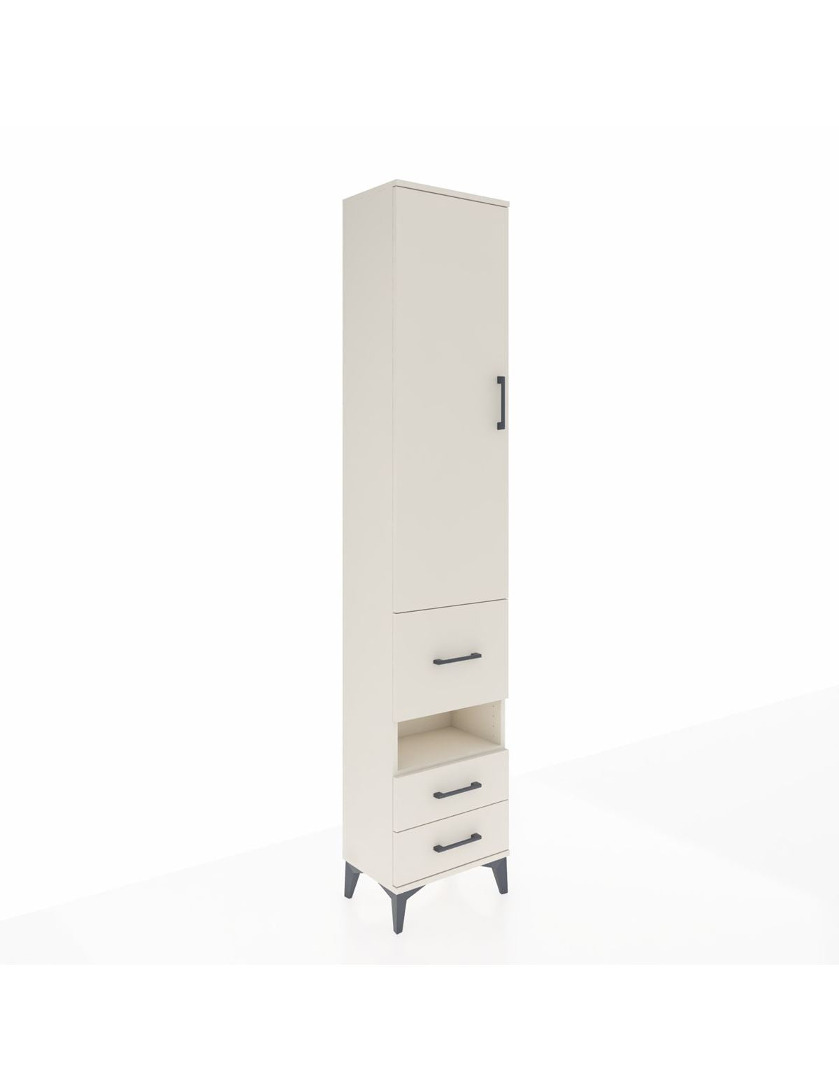 Arges Dolap 3 Raflı 3 Çekmeceli Tek Askılı 44x30x221 Aytaşı-Aytaşı