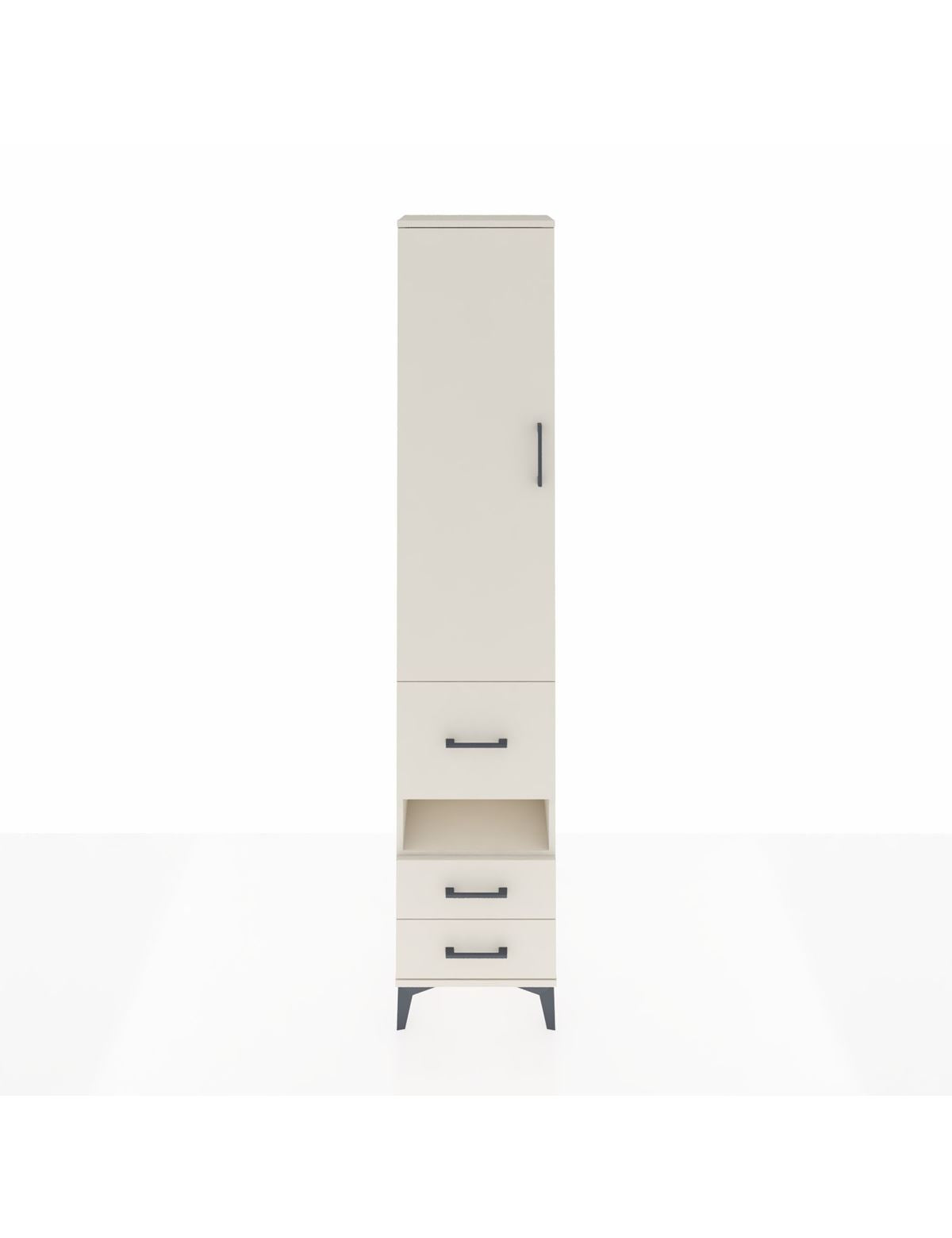 Arges Dolap 3 Raflı 3 Çekmeceli Tek Askılı 44x30x221 Aytaşı-Aytaşı