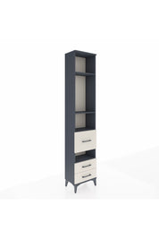 Arges Dolap 4 Raflı 3 Çekmeceli 44x30x221 Antrasit-Aytaşı