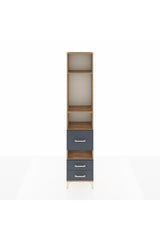 Arges Dolap 4 Raflı 3 Çekmeceli 44x30x221