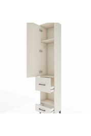 Arges Dolap 3 Raflı 2 Çekmeceli Tek Askılı 44x30x221 Aytaşı-Aytaşı