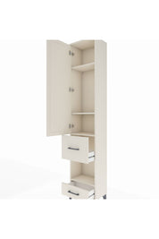 Arges Dolap 4 Raflı 2 Çekmeceli Tek Kapaklı 44x30x221 Aytaşı-Aytaşı