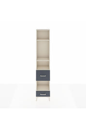 Arges Dolap 4 Raflı 2 Çekmeceli 44x30x221 Aytaşı-Antrasit