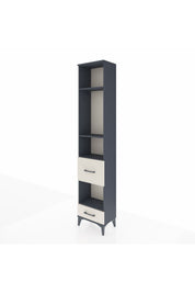 Arges Dolap 4 Raflı 2 Çekmeceli 44x30x221 Antrasit-Aytaşı