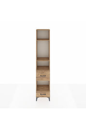 Arges Dolap 4 Raflı 2 Çekmeceli 44x30x221 Çam-Çam