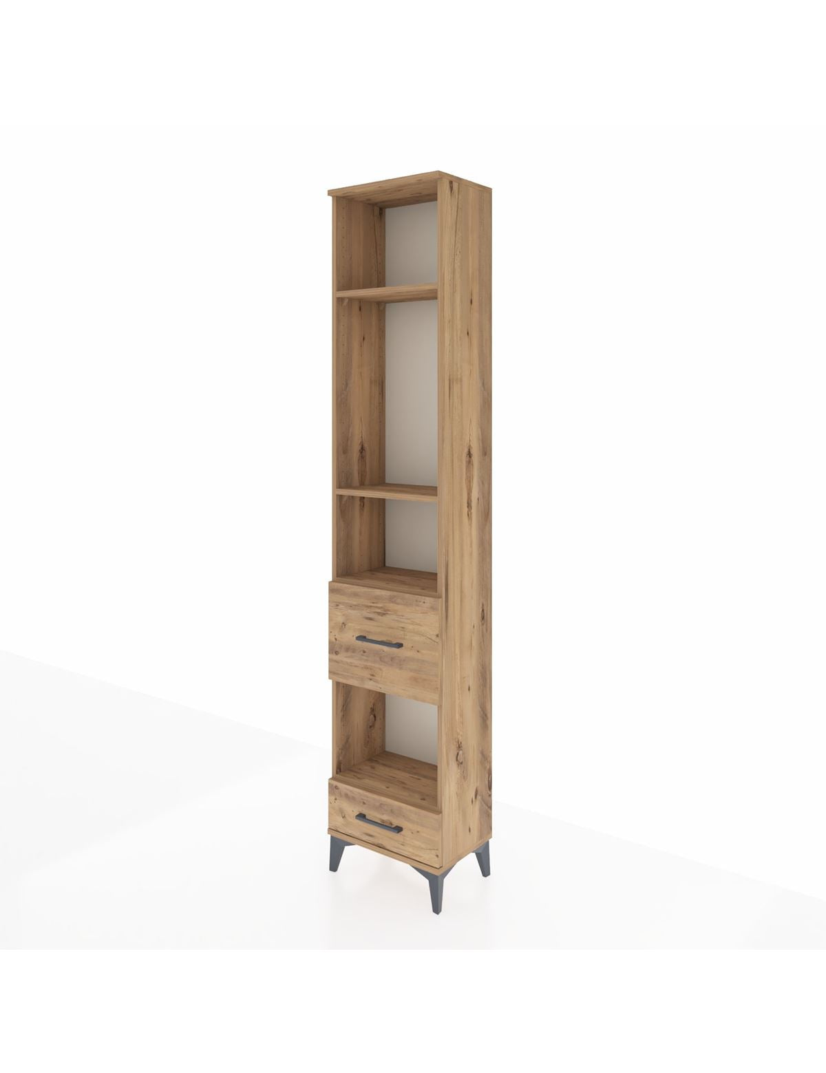 Arges Dolap 4 Raflı 2 Çekmeceli 44x30x221 - S28M102V9A