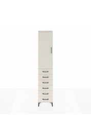 Arges Dolap 3 Raflı 6 Çekmeceli Tek Kapaklı 44x30x221 Aytaşı-Aytaşı