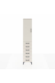 Arges Dolap 3 Raflı 6 Çekmeceli Tek Kapaklı 44x30x221 - S28M104V1A