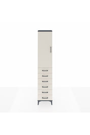 Arges Dolap 3 Raflı 6 Çekmeceli Tek Kapaklı 44x30x221 - S28M104V4A