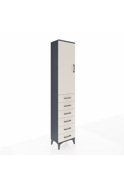 Arges Dolap 3 Raflı 6 Çekmeceli Tek Kapaklı 44x30x221 - S28M104V4A