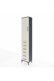 Arges Dolap 3 Raflı 6 Çekmeceli Tek Kapaklı 44x30x221 - S28M104V4A