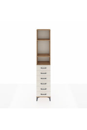 Arges Dolap 3 Raflı 6 Çekmeceli 44x30x221 Çam-Aytaşı