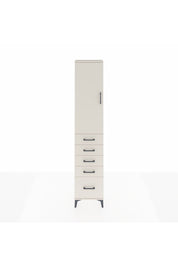 Arges Dolap 2 Raflı 5 Çekmeceli Tek Askılı 44x30x221 Aytaşı-Aytaşı