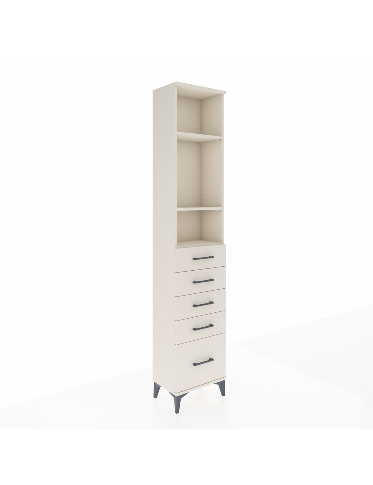 Arges Dolap 3 Raflı 5 Çekmeceli 44x30x221 Aytaşı-Aytaşı