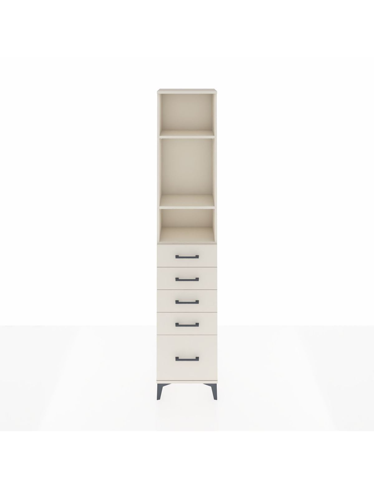 Arges Dolap 3 Raflı 5 Çekmeceli 44x30x221 Aytaşı-Aytaşı