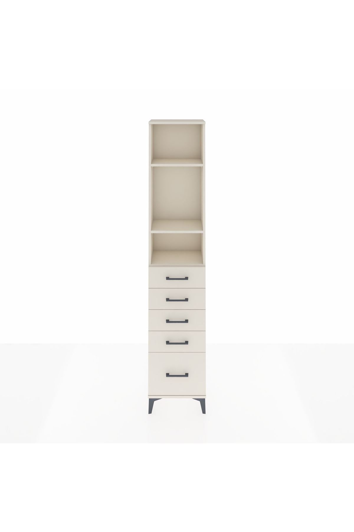 Arges Dolap 3 Raflı 5 Çekmeceli 44x30x221 Aytaşı-Aytaşı