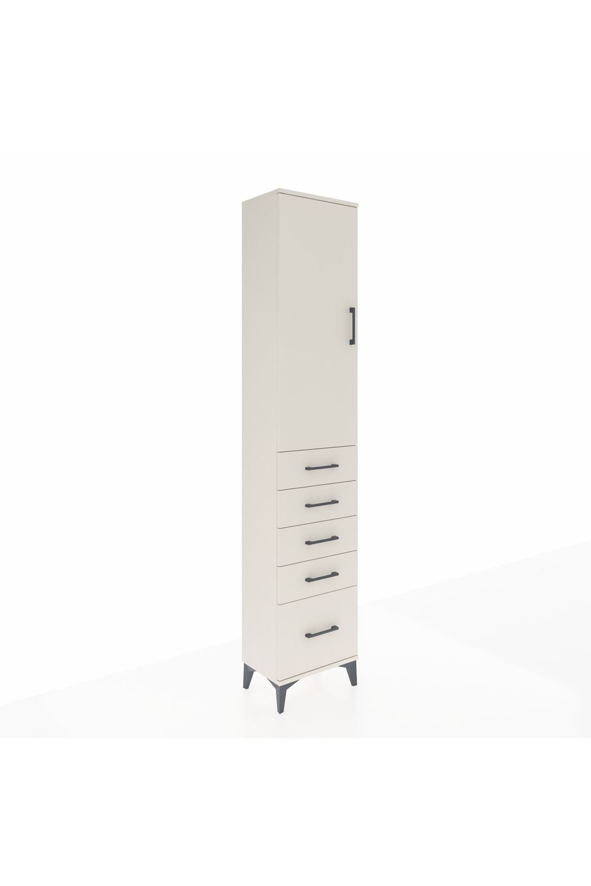 Arges Dolap 2 Raflı 5 Çekmeceli Tek Askılı 44x30x221 Aytaşı-Aytaşı