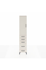 Arges Dolap 2 Raflı 5 Çekmeceli Tek Askılı 44x30x221 Aytaşı-Aytaşı