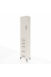 Arges Dolap 3 Raflı 5 Çekmeceli Tek Kapaklı 44x30x221 Aytaşı-Aytaşı