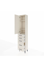 Arges Dolap 3 Raflı 5 Çekmeceli Tek Kapaklı 44x30x221 Aytaşı-Aytaşı