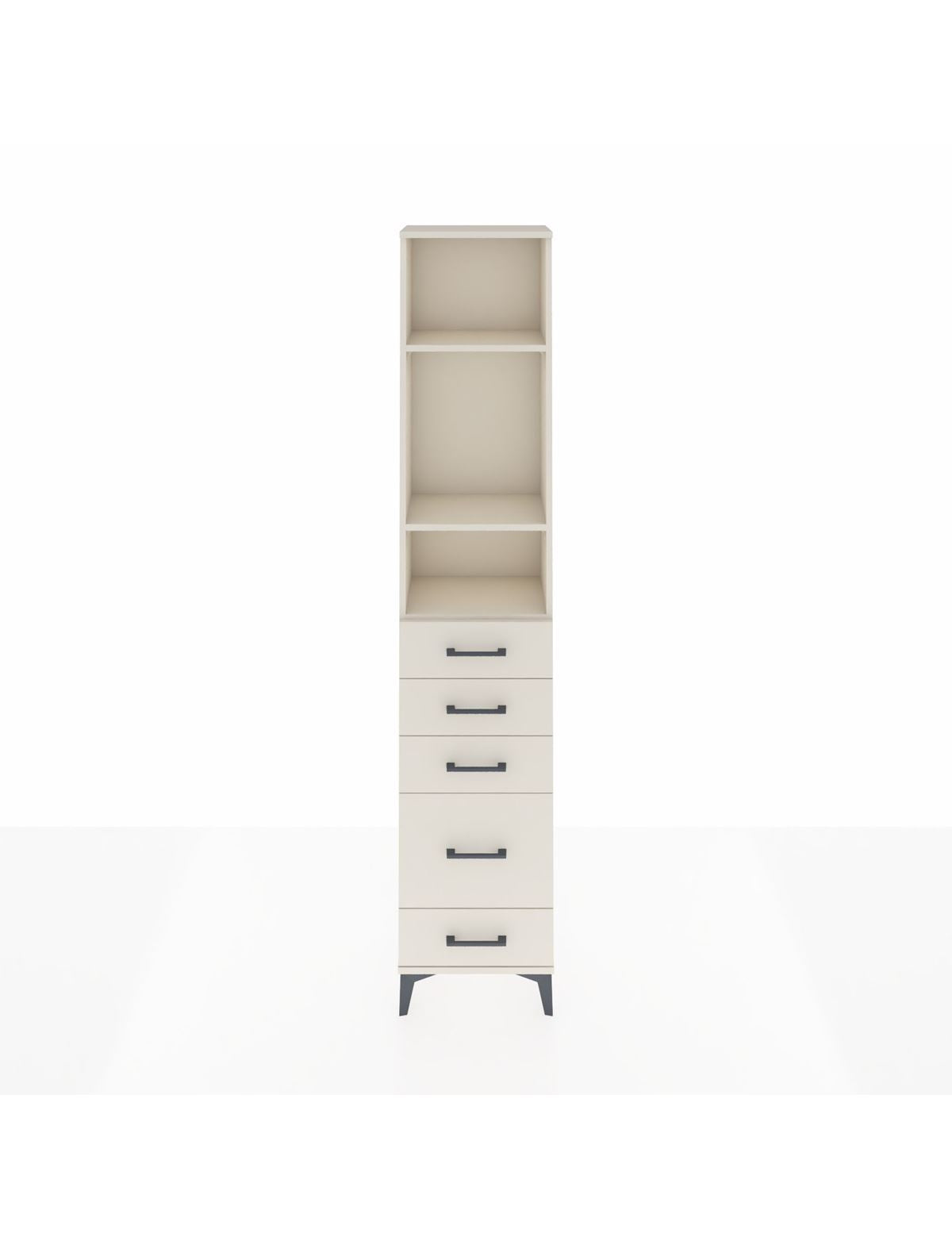 Arges Dolap 3 Raflı 5 Çekmeceli 44x30x221 Aytaşı-Aytaşı