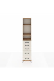 Arges Dolap 3 Raflı 5 Çekmeceli 44x30x221 Çam-Aytaşı