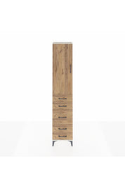 Arges Dolap 2 Raflı 5 Çekmeceli Tek Askılı 44x30x221 Aytaşı-Çam