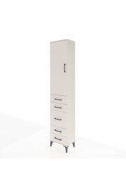 Arges Dolap 3 Raflı 5 Çekmeceli Tek Kapaklı 44x30x221 Aytaşı-Aytaşı