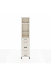 Arges Dolap 3 Raflı 5 Çekmeceli 44x30x221 - S28M114V1A