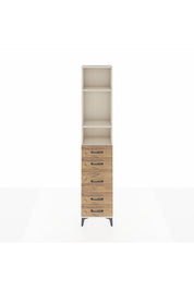 Arges Dolap 3 Raflı 5 Çekmeceli 44x30x221 - S28M114V3A