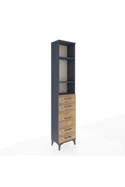 Arges Dolap 3 Raflı 5 Çekmeceli 44x30x221 - S28M114V6A