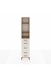 Arges Dolap 3 Raflı 5 Çekmeceli 44x30x221 Çam-Aytaşı