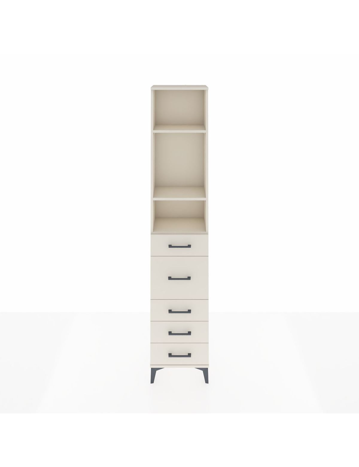 Arges Dolap 3 Raflı 5 Çekmeceli 44x30x221 Aytaşı-Aytaşı