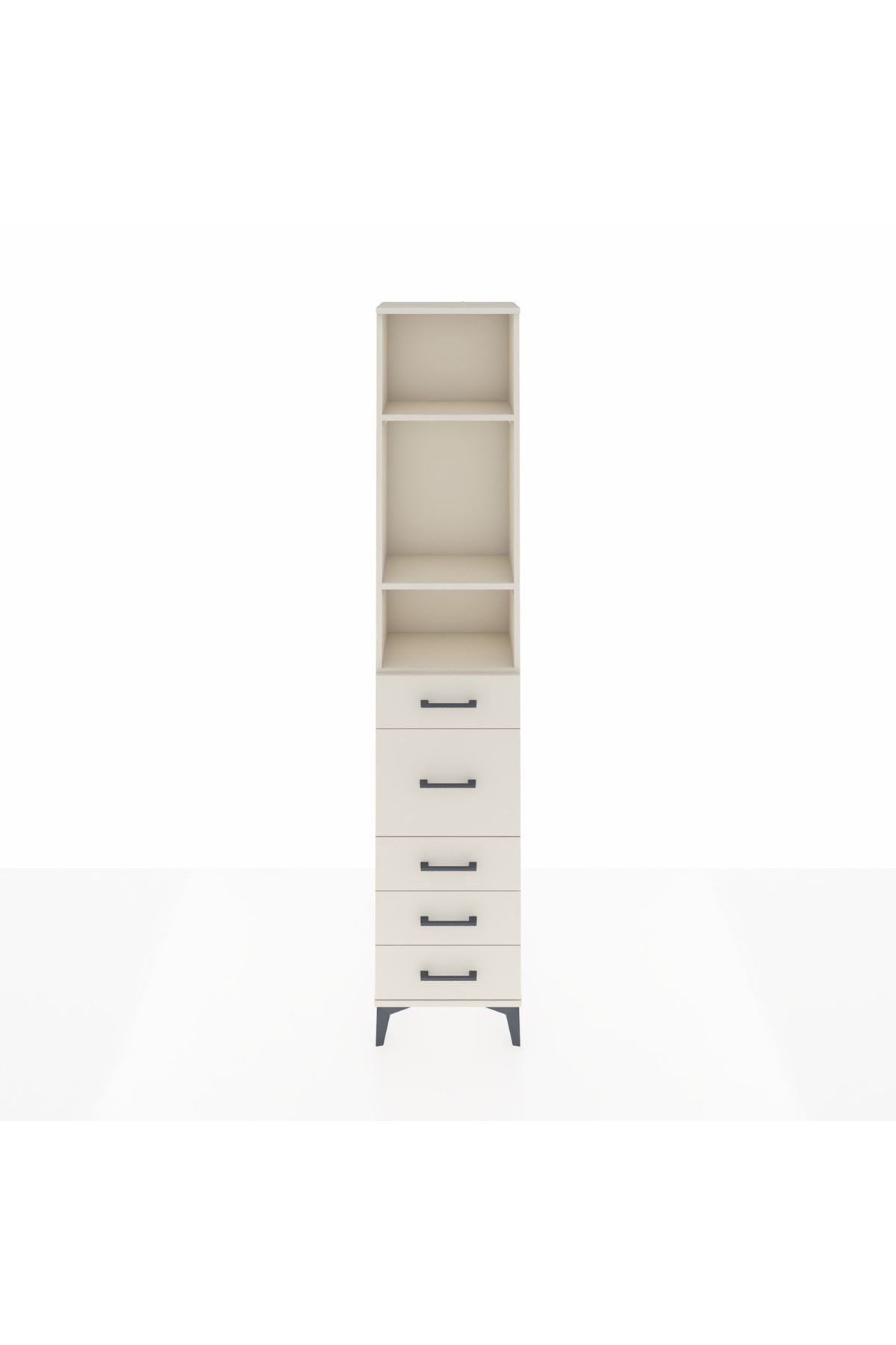 Arges Dolap 3 Raflı 5 Çekmeceli 44x30x221 Aytaşı-Aytaşı